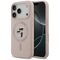 Karl Lagerfeld Silicone Karl&amp;Choupette Ring MagSafe Case for iPhone 17 Pro - Pink - Apple Cases - Cases - Techbox