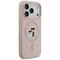 Karl Lagerfeld Silicone Karl&amp;Choupette Ring MagSafe Case for iPhone 17 Pro - Pink - Apple Cases - Cases - Techbox
