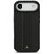 Mercedes Leather Laurel Leaves Stripes MagSafe Case for iPhone 17 Air - Black | Techbox