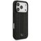 Mercedes Leather Laurel Leaves Stripes MagSafe Case for iPhone 17 Pro - Black | Techbox