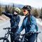 Wozinsky lightweight MTB bike helmet L - black and silver | Techbox