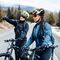 Wozinsky MTB Bike Helmet with USB Rear Light M - Black and White | Techbox