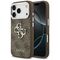 Guess 4G Big 4G Classic Logo case for iPhone 17 Pro brown - silver | Techbox