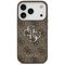 Guess 4G Big 4G Classic Logo case for iPhone 17 Pro brown - silver | Techbox