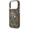 Guess 4G Big 4G Classic Logo case for iPhone 17 Pro brown - silver | Techbox