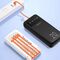 Dudao capacious powerbank with 3 built-in cables 20000mAh USB Type C + micro USB + Lightning black (Dudao K6Pro +) - Travel Chargers - Smartphone Chargers - Techbox