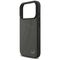 Mercedes Leather Large Laurel Leave MagSafe Case for iPhone 17 Pro - Black and Gray | Techbox