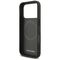Mercedes Leather Large Laurel Leave MagSafe Case for iPhone 17 Pro - Black and Gray | Techbox
