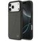 Mercedes Leather Large Laurel Leave MagSafe Case for iPhone 17 Pro Max - Black and Gray - Uncategorized Cases (2) - Cases - Techbox