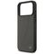 Mercedes Leather Large Laurel Leave MagSafe Case for iPhone 17 Pro Max - Black and Gray - Uncategorized Cases (2) - Cases - Techbox