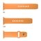 Puro Icon Silicone Strap for Apple Watch 44 / 45 / 46 / 49 mm - Orange - Accessories - Smartwatches & Accessories - Techbox