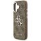 Guess 4G Big 4G Classic Logo case for iPhone 17 - brown and silver | Techbox