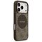 Guess 4G Circle Classic Logo MagSafe case for iPhone 17 Pro - brown - Apple Cases - Cases - Techbox