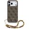 Guess 4G Strap Triangle Logo MagSafe Case for iPhone 17 Pro Max - Brown | Techbox