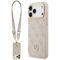 Guess 4G Strass Logo &amp; Big Strap Metal Buttons MagSafe Case for iPhone 17 Pro Max - Pink | Techbox
