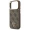 Guess 4G Triangle Logo MagSafe Case for iPhone 17 Pro - Brown and Gold | Techbox