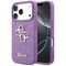 Guess Fixed Glitter Big 4G case for iPhone 17 Pro - purple | Techbox