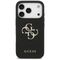 Guess Grained Big 4G &amp; Classic Logo case for iPhone 17 Pro - black - Apple Cases - Cases - Techbox