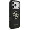 Guess Grained Big 4G &amp; Classic Logo case for iPhone 17 Pro - black - Apple Cases - Cases - Techbox