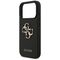 Guess Grained Big 4G &amp; Classic Logo case for iPhone 17 Pro - black - Apple Cases - Cases - Techbox