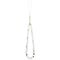 Guess IML Flowers Electro Pearl Strap MagSafe case for iPhone 17 - white | Techbox