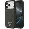 Guess Leather 4G Triangle Strass MagSafe Case for iPhone 17 Pro - Black - Apple Cases - Cases - Techbox