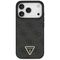 Guess Leather 4G Triangle Strass MagSafe Case for iPhone 17 Pro - Black - Apple Cases - Cases - Techbox
