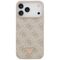 Guess Leather 4G Triangle Strass MagSafe Case for iPhone 17 Pro Max - Pink | Techbox