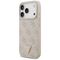 Guess Leather 4G Triangle Strass MagSafe Case for iPhone 17 Pro - Pink | Techbox