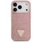 Guess Rhinestone Triangle Logo iPhone 17 Pro Case - Pink - Uncategorized Cases (2) - Cases - Techbox