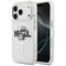 Karl Lagerfeld IML Glitter Karl &amp; Choupette Sketch Logo MagSafe Case for iPhone 17 Pro - Clear - Apple Cases - Cases - Techbox
