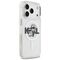 Karl Lagerfeld IML Glitter Karl &amp; Choupette Sketch Logo MagSafe Case for iPhone 17 Pro - Clear - Apple Cases - Cases - Techbox
