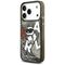 Karl Lagerfeld Liquid Glitter Choupette Logo MagSafe Case for iPhone 17 Pro - Black | Techbox