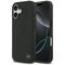 Mercedes Leather Large Laurel Leave MagSafe Case for iPhone 17 - Black | Techbox