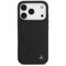 Mercedes Leather Large Laurel Leave MagSafe Case for iPhone 17 Pro - Black | Techbox