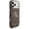 Guess 4G Big 4G Classic Logo Big Strap Metal Buttons Case for iPhone 17 Pro Max - Brown | Techbox
