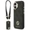 Guess 4G Strass Logo &amp; Big Strap Metal Buttons MagSafe Case for iPhone 17 - Black | Techbox