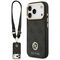 Guess 4G Strass Logo &amp; Big Strap Metal Buttons MagSafe Case for iPhone 17 Pro - Black | Techbox