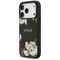 Guess Grained Flowers Classic Logo MagSafe case for iPhone 17 Pro - black | Techbox