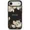 Guess Grained Flowers Classic Logo MagSafe case for iPhone Air - black - Apple Cases - Cases - Techbox