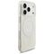 Guess IML Flowers Electro Pearl Strap MagSafe Case for iPhone 17 Pro - White | Techbox
