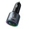Joyroom JR-CCN07 145W Car Charger 2xUSB-C USB-A + 100W USB-C Cable - Dark Gray | Techbox
