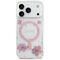 Guess Resin Flowers Glitter MagSafe Case for iPhone 17 Pro - Pink | Techbox