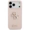 Guess Silicone Big 4G Script Case for iPhone 17 Pro Max - Pink - Apple Cases - Cases - Techbox