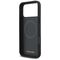 Mercedes Leather Laurel Leaves Stripes MagSafe Case for iPhone 17 Pro Max - Black | Techbox