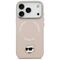 Karl Lagerfeld Choupette Pin MagSafe Case for iPhone 17 Pro Max - Pink | Techbox