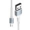 3mk Hyper Cable N-SERIES USB-A / MicroUSB 1m 5V/2.4A 12W / white