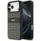DKNY Repeat Texture Pattern with Tonal Stripe Case for iPhone 17 Pro Max - Black - Uncategorized Cases (2) - Cases - Techbox