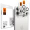 Spigen Optik Pro GLAS.TR ”EZ FIT” Camera Cover 2-pack for iPhone 16 Pro / Max / 17 Pro / Max - Silver - Uncategorized Screen Protection (2) - Screen & Camera Protection - Techbox