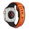 Tech-Protect IconBand Line Strap for Apple Watch 44 / 45 / 46 / 49 mm - Black and Orange | Techbox
